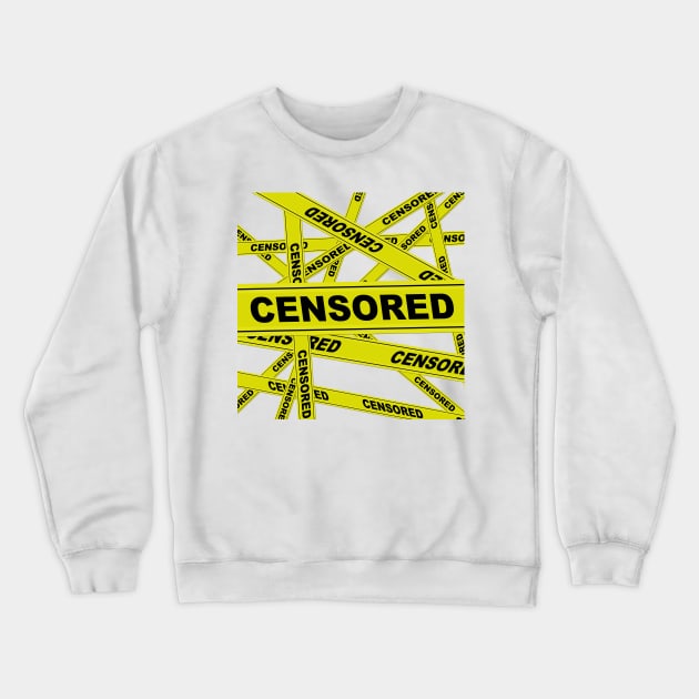 Censored stripes Crewneck Sweatshirt by EagleFlyFree